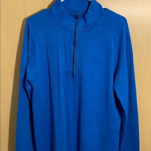 Lululemon men’s blue pullover quarter zip (large)